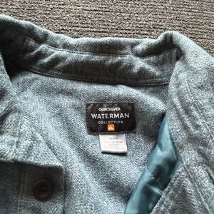 Quiksilver Waterman Collection Textured Gray Jacket